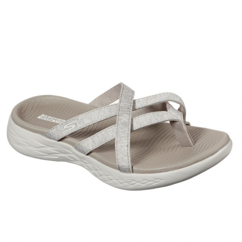 Skechers Womens On the GO 600 Dainty Slip On Sandals | Outdoor Look