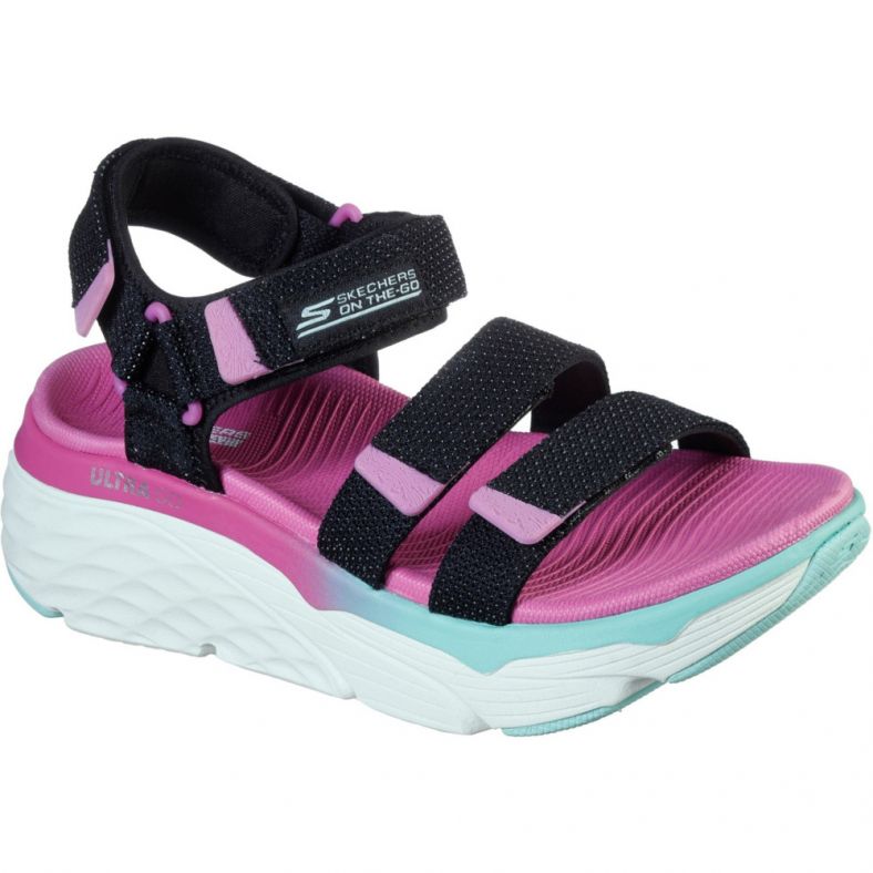 Skechers Womens Max Cushioning Slay Wedge Sandals Outdoor Look
