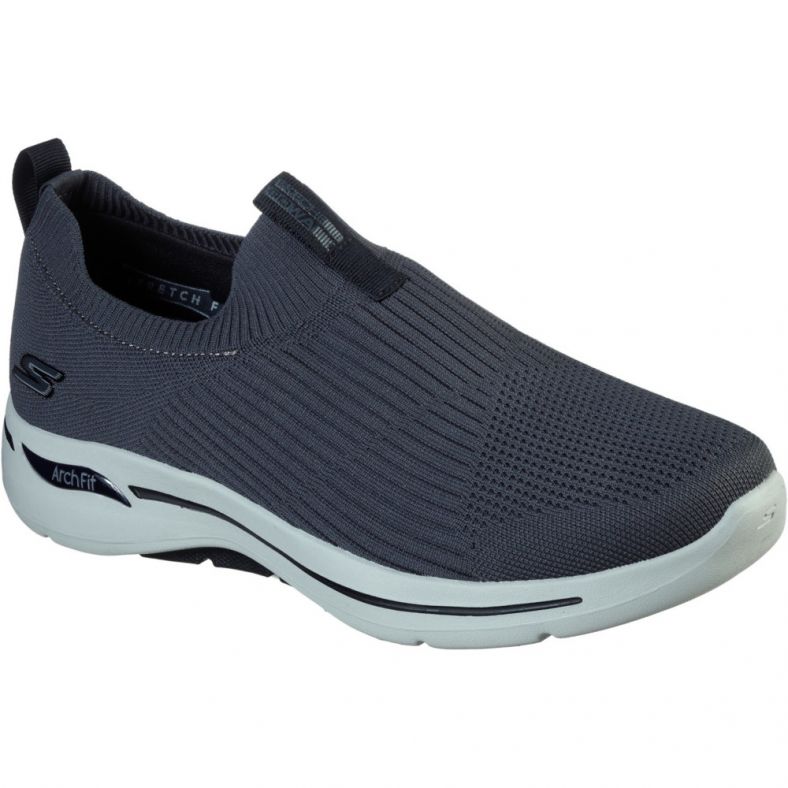 Skechers Mens Walk Arch Fit Iconic Slip On Trainers | Outdoor