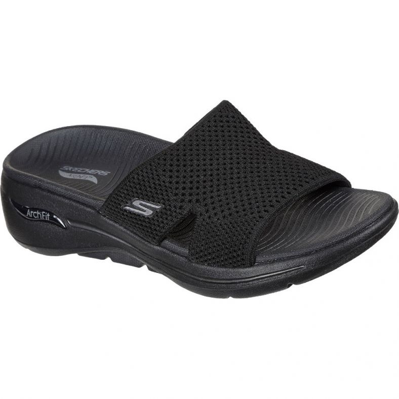 Skechers Womens Go Walk Arch Fit Worthy Summer Sandals | Outdoor Look