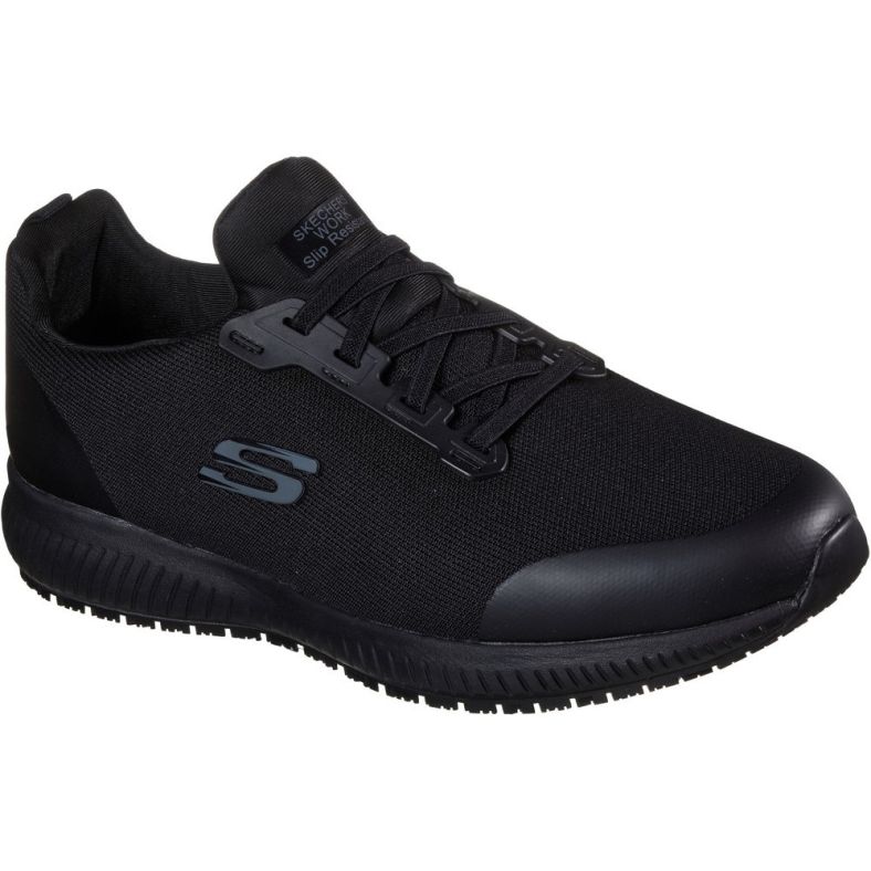 Skechers Mens Squad Slip Resistant Myton Occupational Shoes | Outdoor Look
