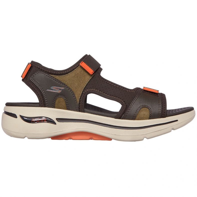 Skechers Mens Go Walk Arch Fit Sandal Mission Summer Sandals