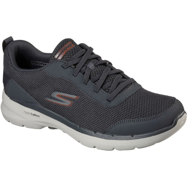 Skechers Mens GOwalk 6 Bold Knight Lace Up Trainers Shoes | Outdoor Look