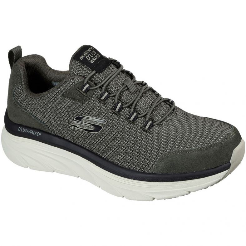 Skechers Mens Relaxed Fit DLux Walker Bersaga Trainers
