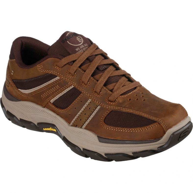 Skechers leather lace up top