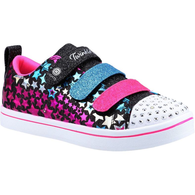 Skechers Girls Twinkle Toes Sparkle Rayz Star Blast Shoes Outdoor