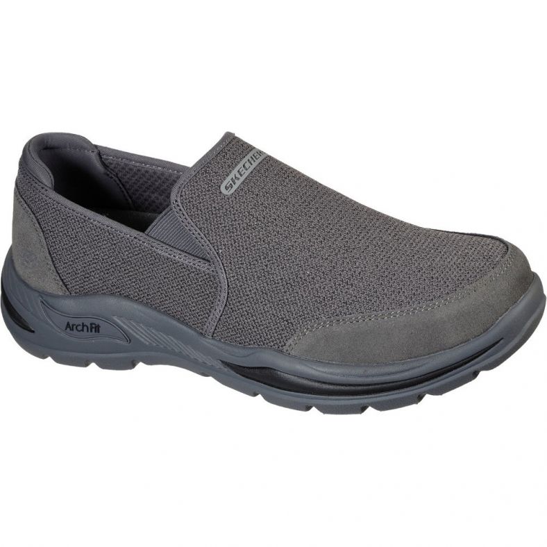 Skechers Mens Arch Fit Motley Ratel Slip On Casual Shoes | Outdoor Look