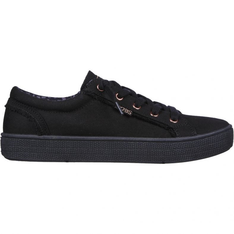Skechers black canvas shoes on sale