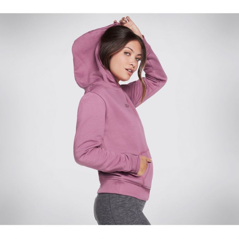 Skechers hoodie pink hotsell