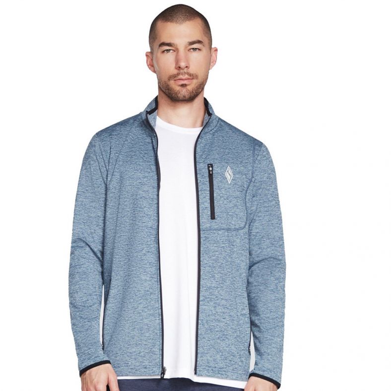 Mens full zip hoodless sweatshirt hot sale