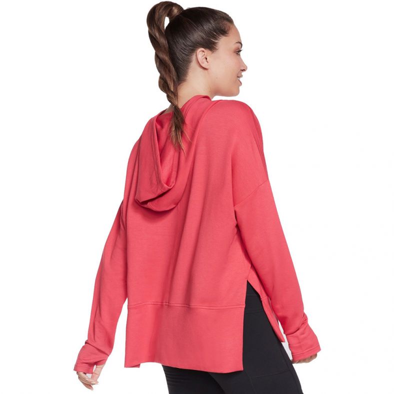 Skechers Womens Skechluxe Restful Long Sleeve Hoodie Outdoor Look