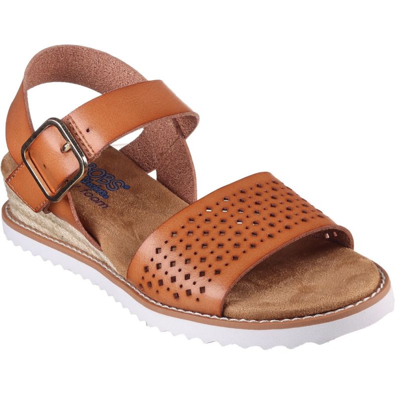 Skechers Womens BOBS Desert Kiss Sunny Flair Strap Sandals