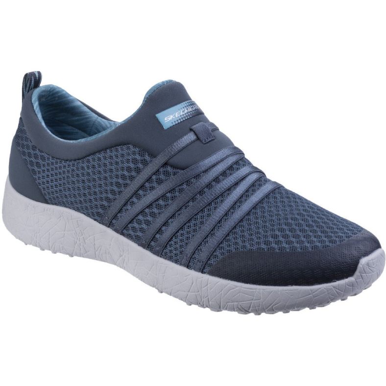 skechers black burst very daring trainers