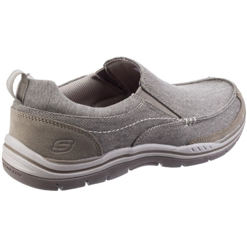 skechers slip on canvas shoes