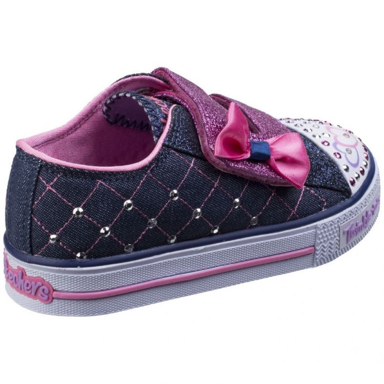 Skechers Girls Glitter Crush Twinkle Glitter Bejewelled Shoes | Outdoor Look