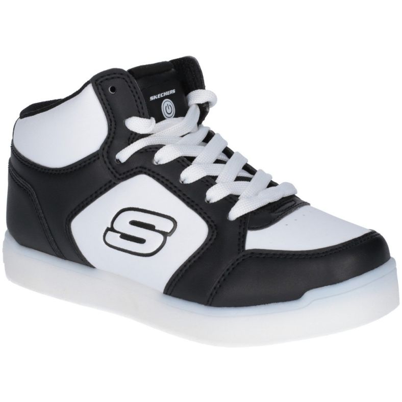 skechers - black 'energy lights' high top trainers