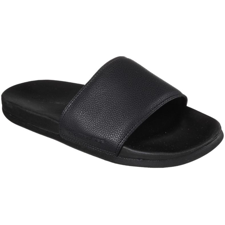 skechers textured padded slides