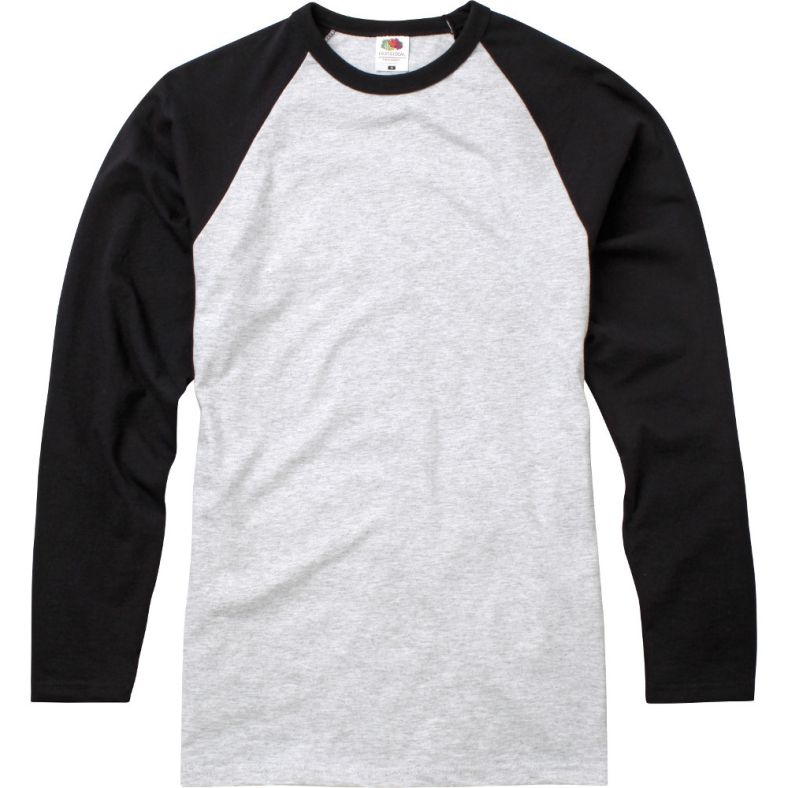 mens long sleeve t shirts fruit of the loom