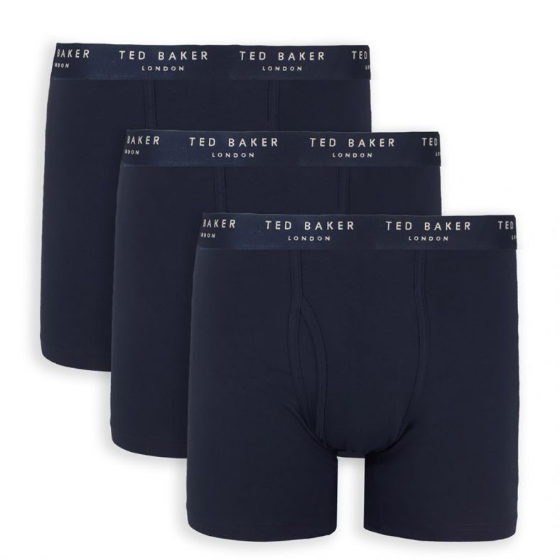 Ted Baker Mens 3 Pack Breathable Cotton Boxer Shorts Outdoor Look