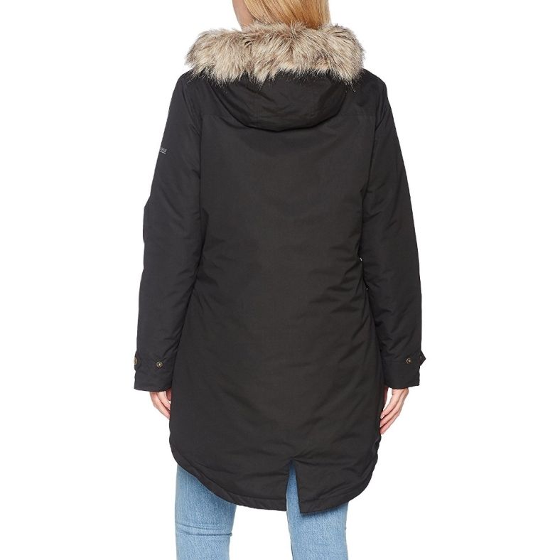 Trespass clea parka black on sale