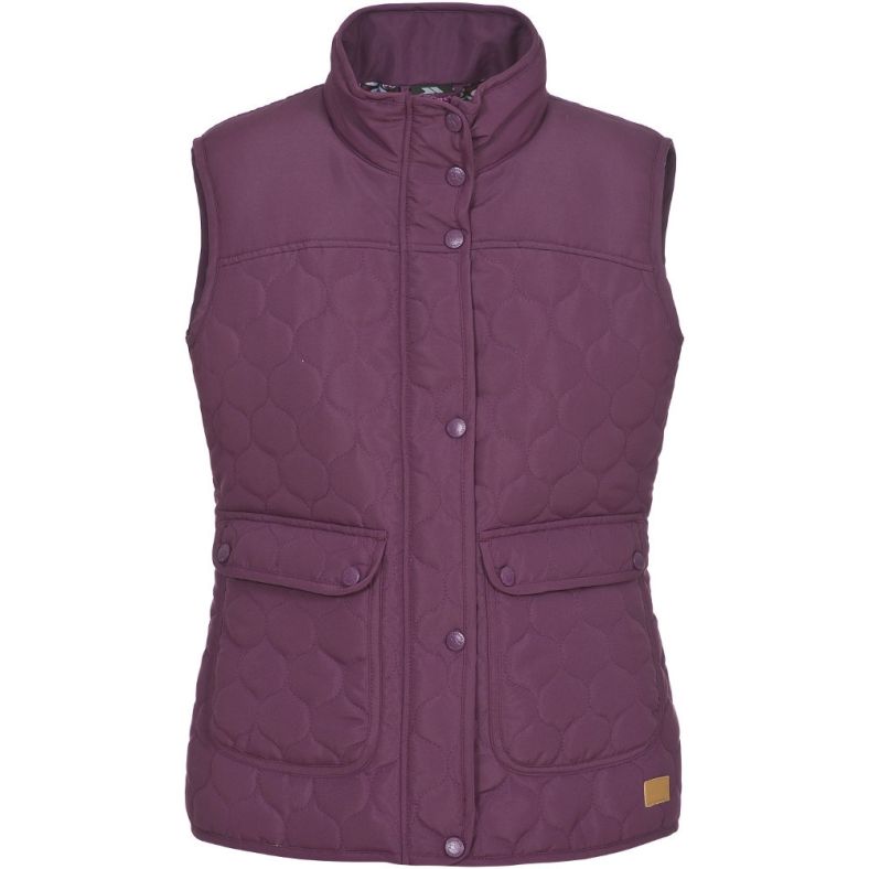 Trespass Womens Ladies Jen Polyester Quilted Stud Fastening Jacket
