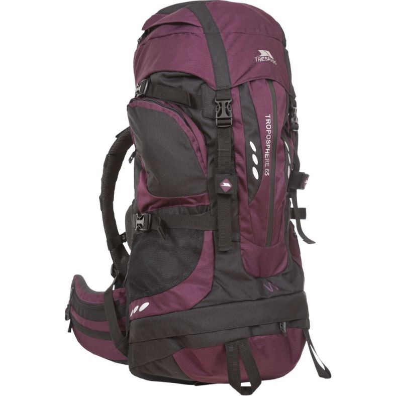 trespass 65 litre rucksack