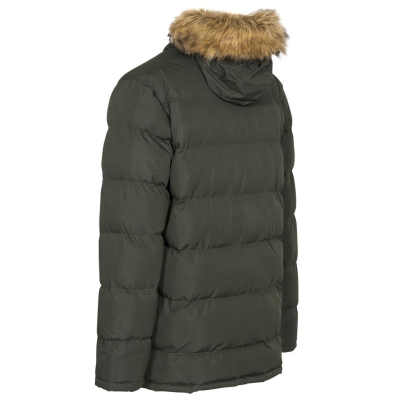 trespass mens baldwin insulated waterproof parka