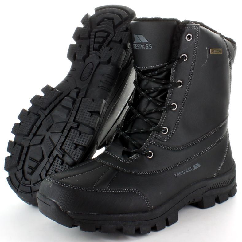 mens fleece lined winter boots