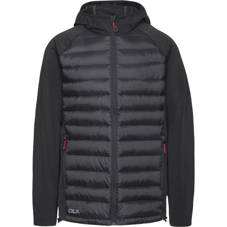 Trespass Mens Cade Hooded Padded Synthetic Duck Down Jacket Coat