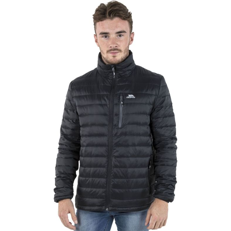 Trespass Mens Stellan Ultra Light Padded Packable Jacket | Outdoor Look