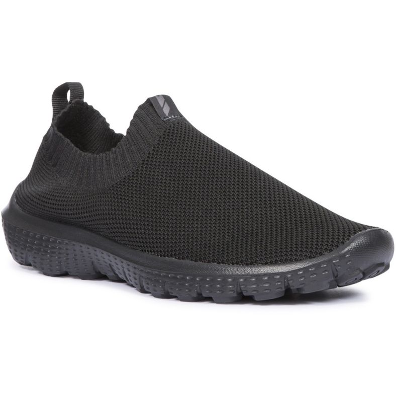 white memory foam trainers