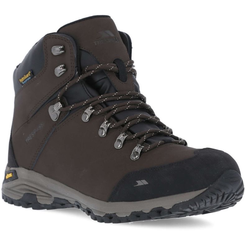 Trespass Mens Gerrard Waterproof Durable Hiking Boots | Outdoor Look