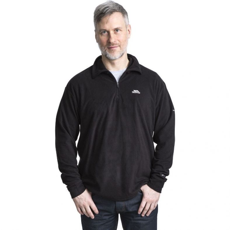 Trespass mens shop half zip fleece