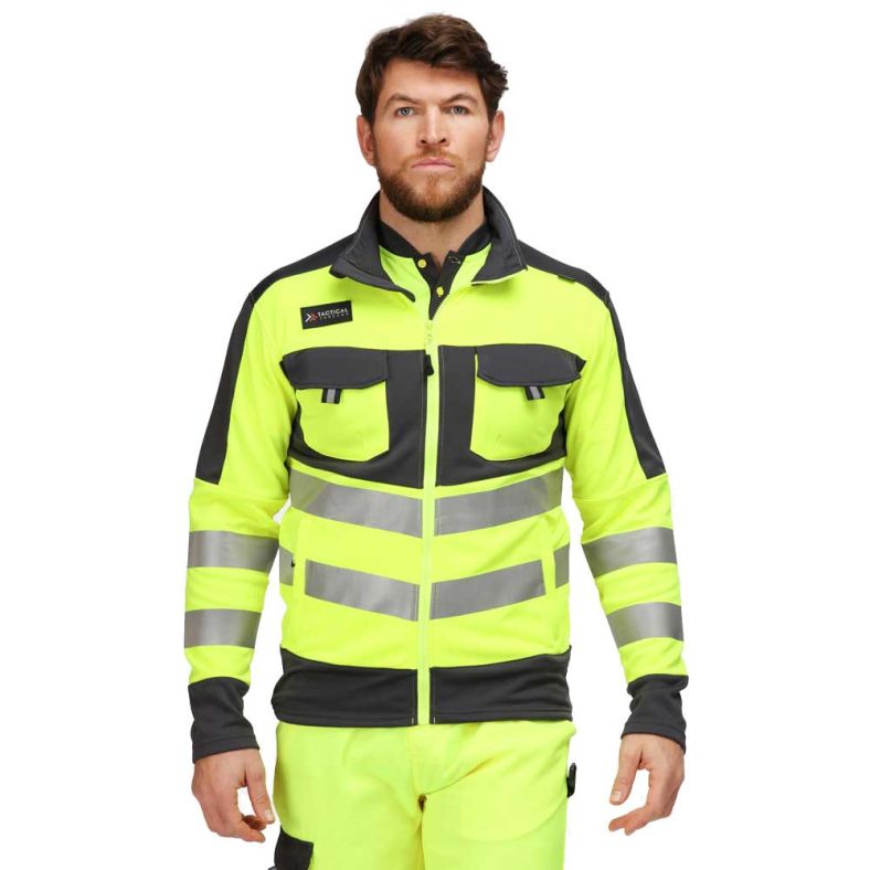 Mens hi clearance vis work jacket