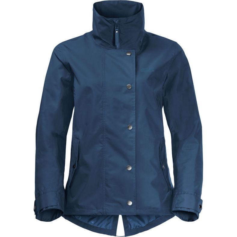 Jack Wolfskin Womens Ladies Newport Waterproof Breathable Shell Jacket Outdoor Look