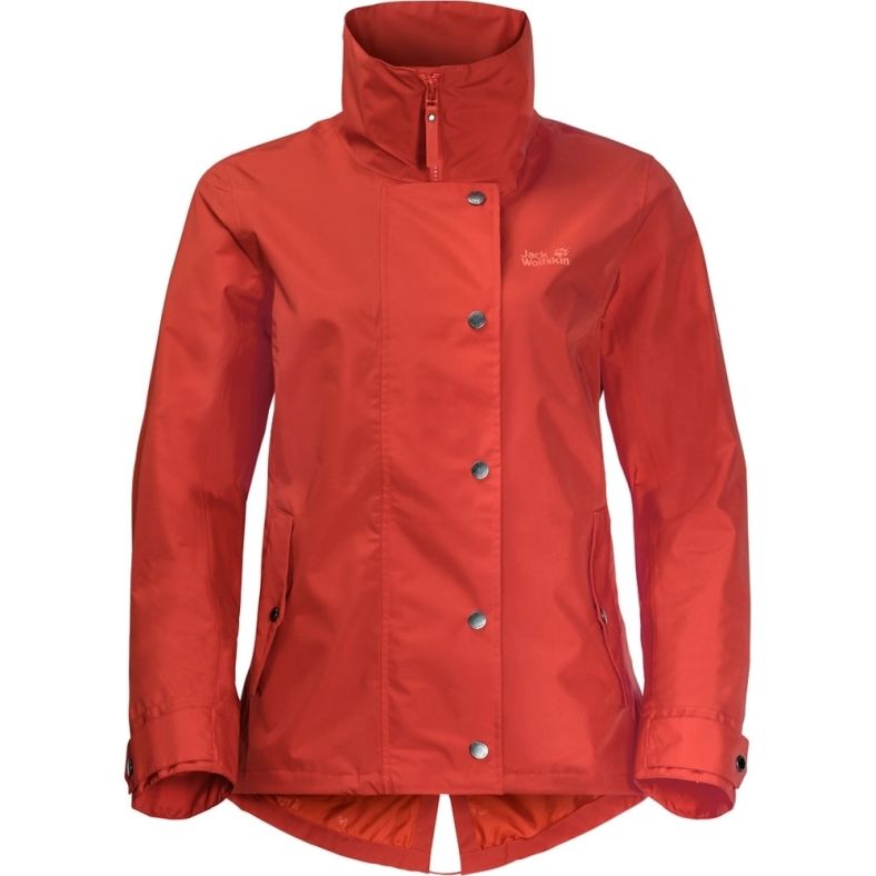Jack Wolfskin Womens Ladies Newport Waterproof Breathable Shell Jacket Outdoor Look
