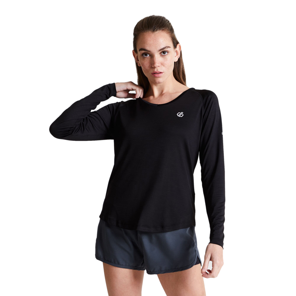 Dare 2b Womens Discern Wicking Long Sleeve Running T Shirt UK 22- Chest 47’, (120cm)
