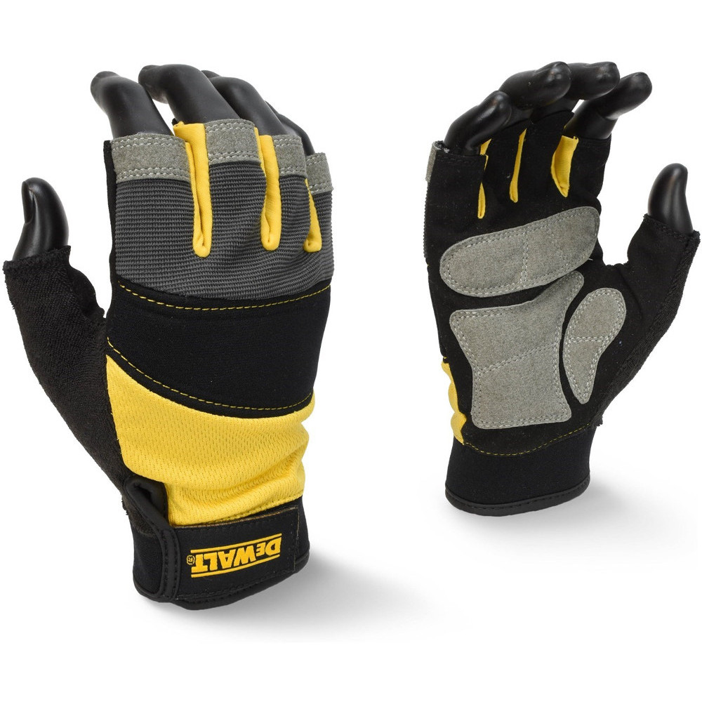 Product image of Dewalt Mens DPG213 Fingerless Performance Work Gloves Large
