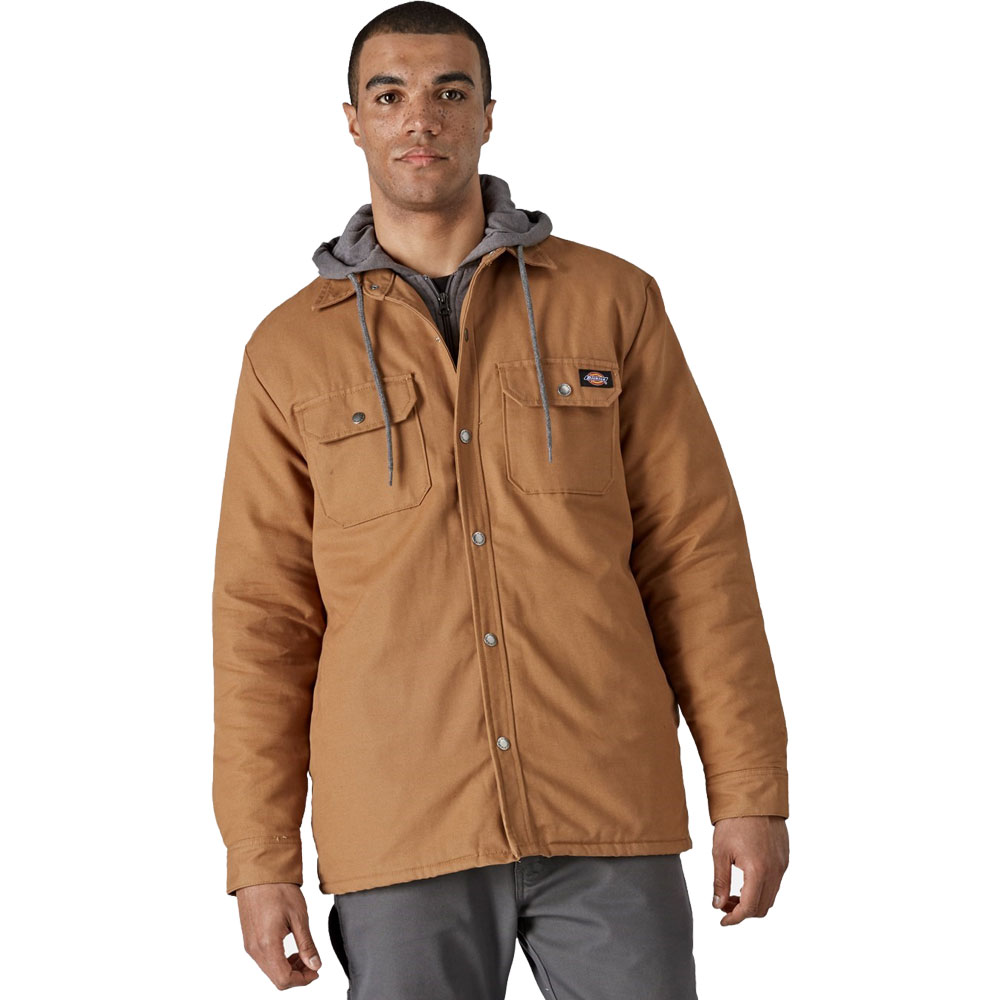 Dickies Mens Heavyweight Duck Shirt Jacket Outdoor Look