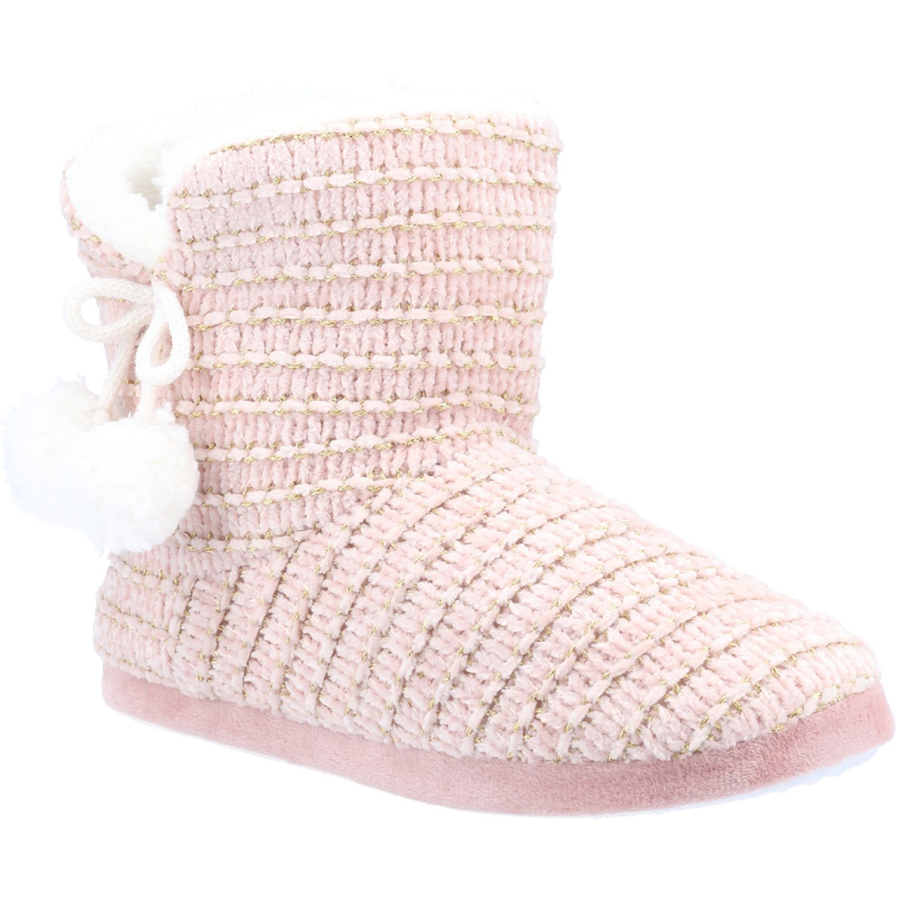Divaz Womens Saturn Knitted Luxury Weave Bootie Slippers UK Size 4-6