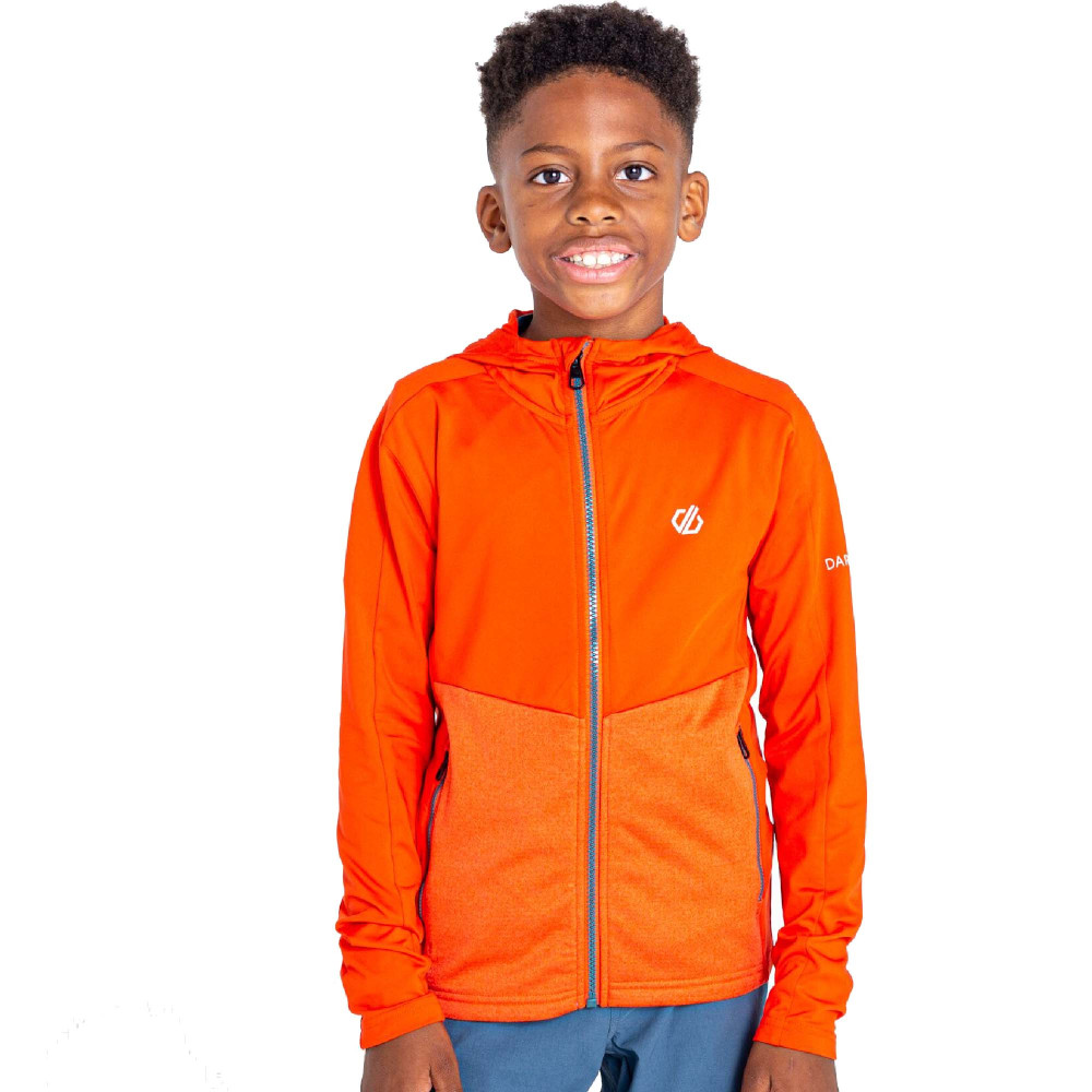 Dare 2B Boys Hastily Core Stretch Quick Dry Full Zip Hoodie 7-8 Years - Chest 63-67cm (Height 122-128cm)