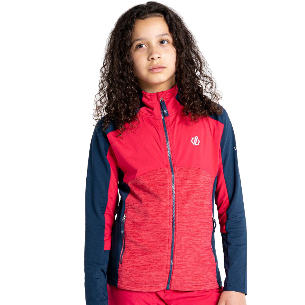 Dare 2B Girls Exception Core Stretch Full Zip Hoodie 5-6 Years - Chest 59-61cm (Height 110-116cm)