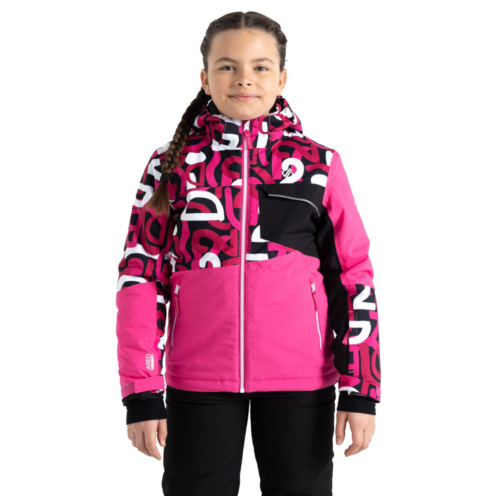 Dare 2B Girls Traverse Full Zip Padded Waterproof Ski Jacket 9 Years - Chest 27’ (69cm)