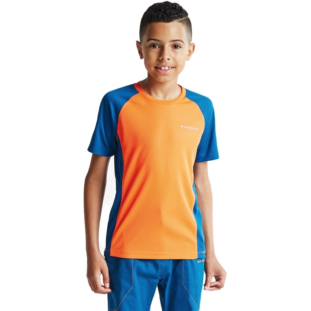 Product image of Dare 2b Boys & Girls Luminary Polyester Short Sleeve T-Shirt 3-4 years - Chest 23' (104cm)