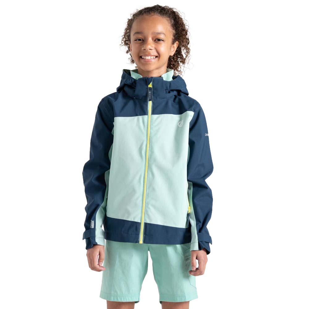 Dare 2B Girls Explore II Full Zip Hooded Waterproof Jacket 7 Years - Chest 25’ (64cm)