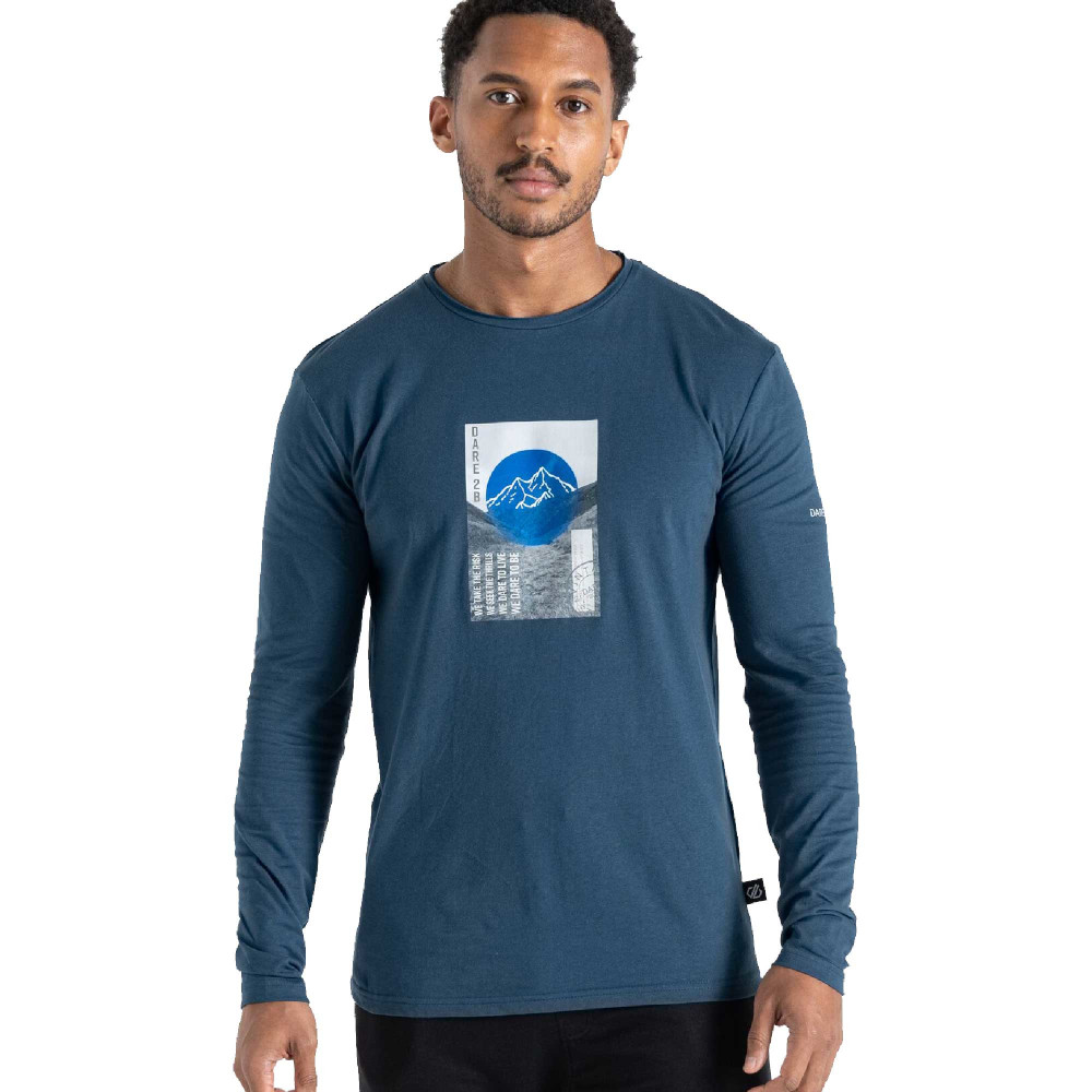 Dare 2B Mens Stomping Long Sleeve Graphic T Shirt Tee XXL - Chest 47’ (119cm)