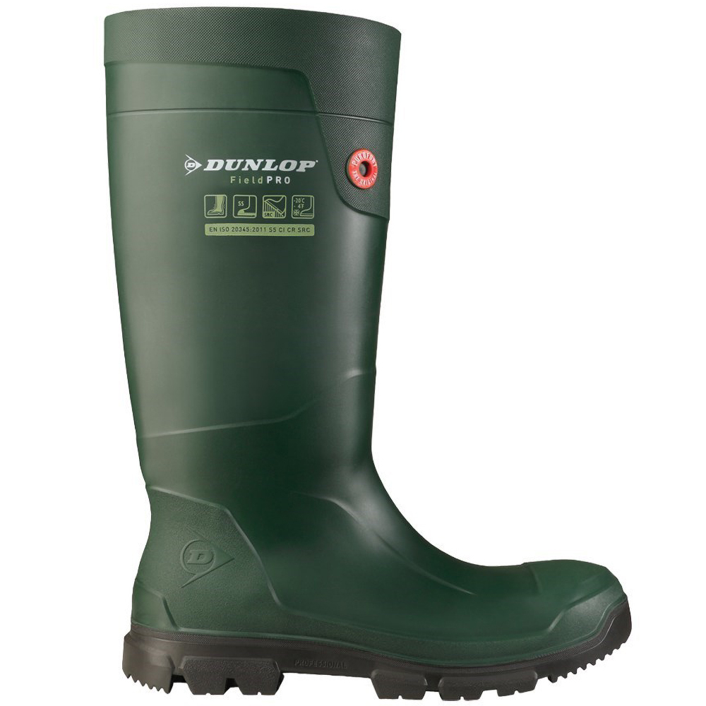 Dunlop Field Pro Full Steel Toe Safety Wellington Boots UK Size 5 (EU 38)