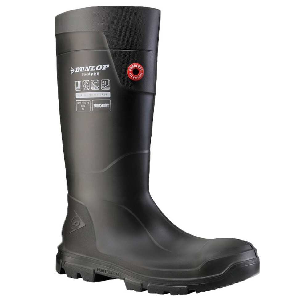 Dunlop Mens Purofort Field Pro Full Safety Wellington Boots UK Size 5 (EU 38)