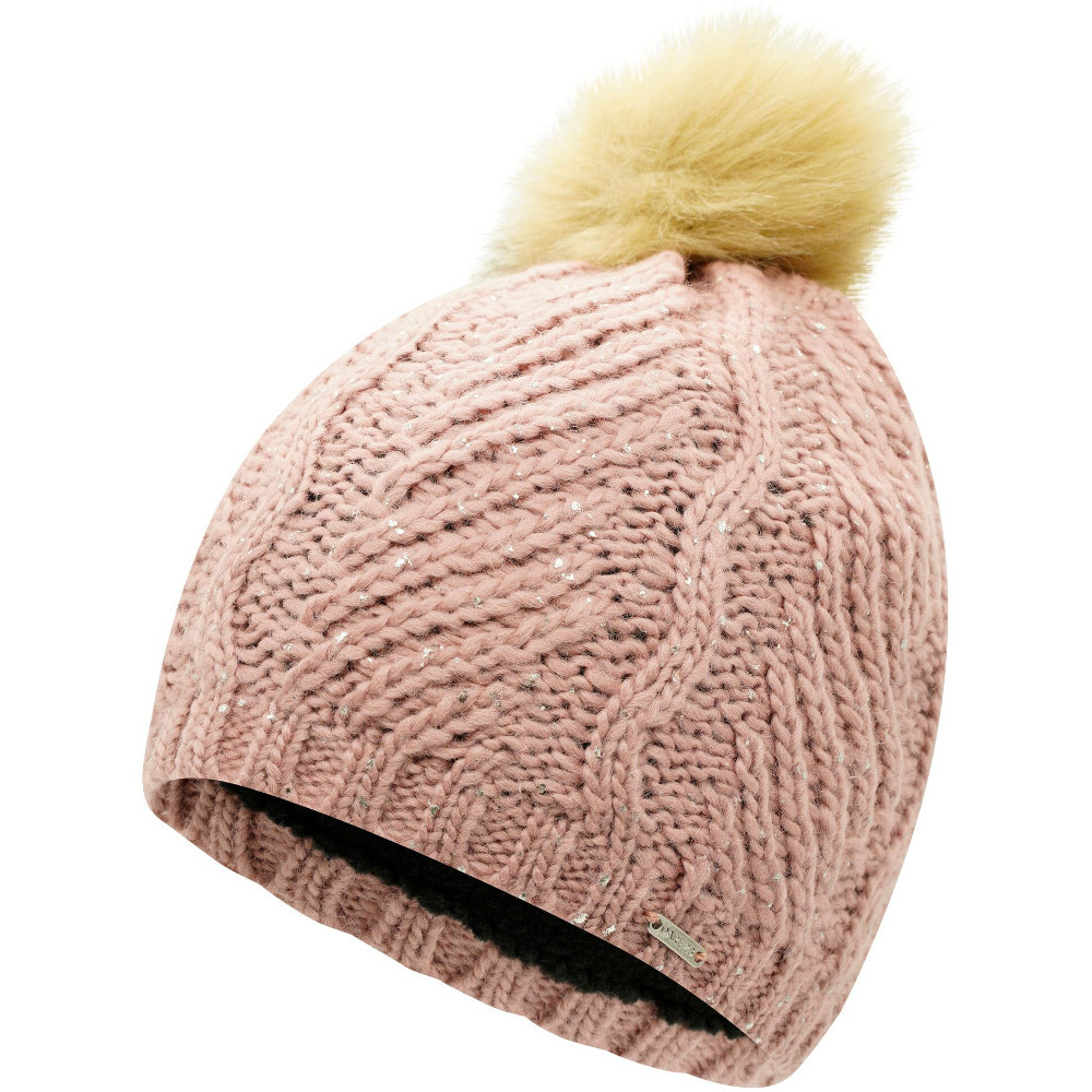Product image of Dare 2b Womens Remind Fleece Lined Bobble Beanie Hat One Size