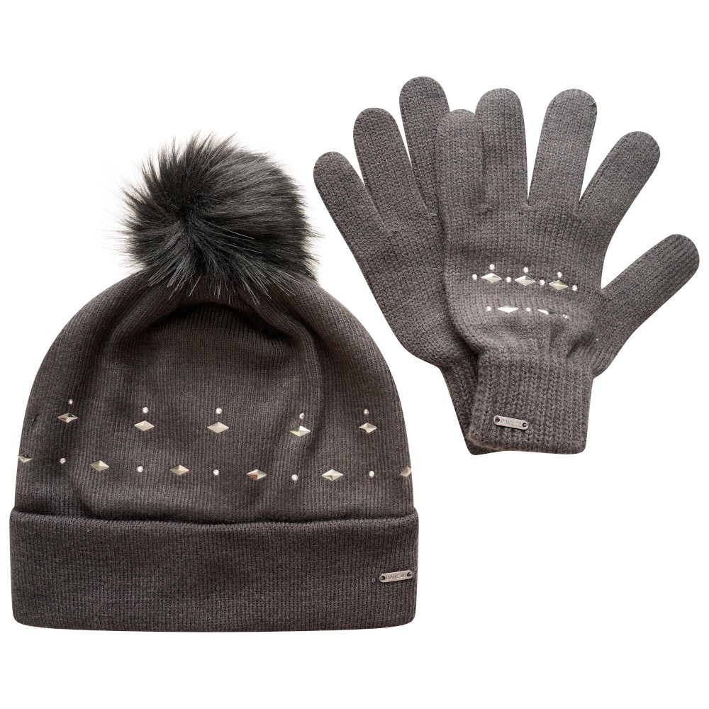 Dare 2B Womens Crystal Clear Fleece Lined Hat And Gloves Set One Size